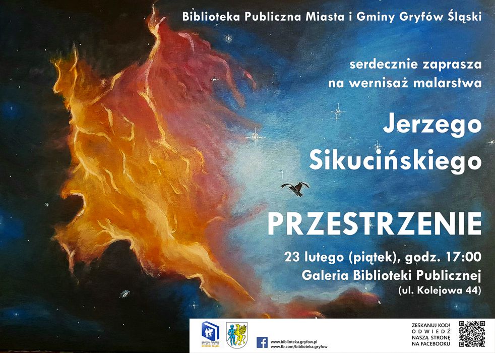 Jerzy Sikuciński "W stronę światła" - akryl na płótnie 50X70 cm (2022 r.)