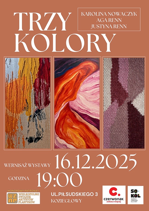 Zaproszenie Trzy kolory