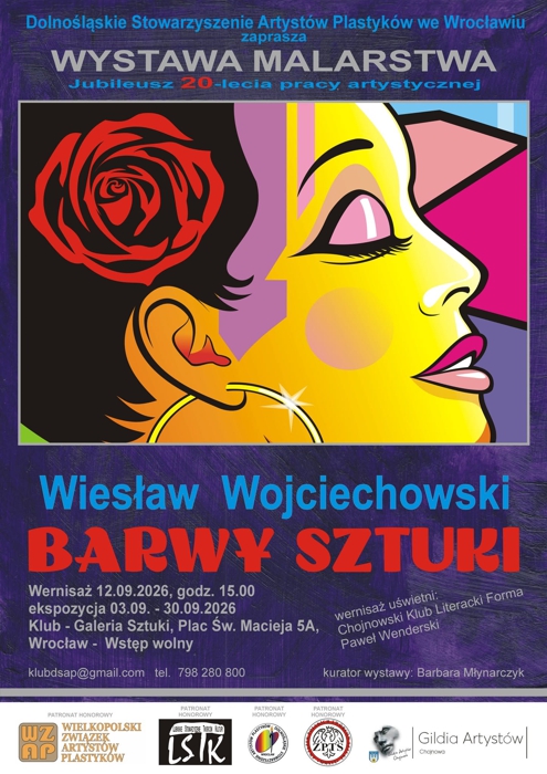 Wiesław Wojciechowski Barwy sztuki Wrocław 2026 r