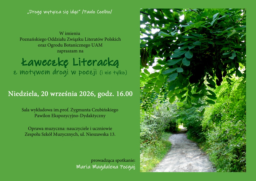 Ławeczka Literacka 20 09 26